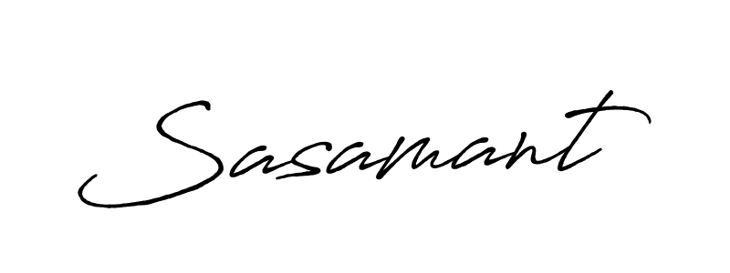 Create a beautiful signature design for name Sasamant. With this signature (Antro_Vectra_Bolder) fonts, you can make a handwritten signature for free. Sasamant signature style 7 images and pictures png