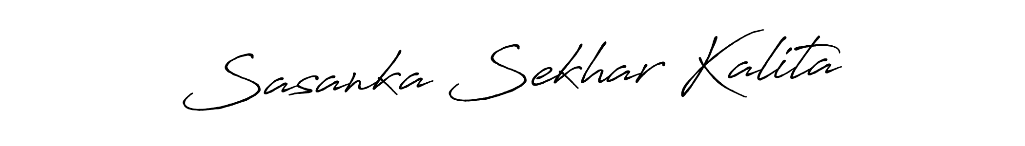 Create a beautiful signature design for name Sasanka Sekhar Kalita. With this signature (Antro_Vectra_Bolder) fonts, you can make a handwritten signature for free. Sasanka Sekhar Kalita signature style 7 images and pictures png