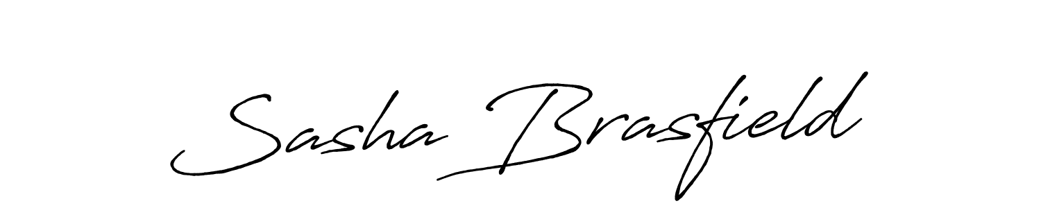 Make a beautiful signature design for name Sasha Brasfield. With this signature (Antro_Vectra_Bolder) style, you can create a handwritten signature for free. Sasha Brasfield signature style 7 images and pictures png