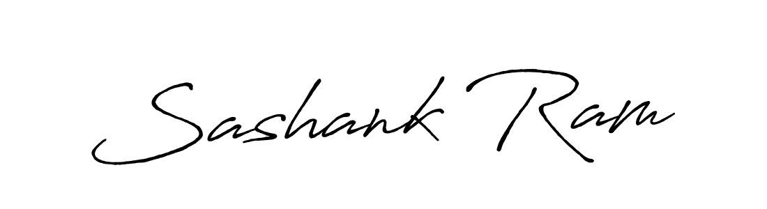 Design your own signature with our free online signature maker. With this signature software, you can create a handwritten (Antro_Vectra_Bolder) signature for name Sashank Ram. Sashank Ram signature style 7 images and pictures png