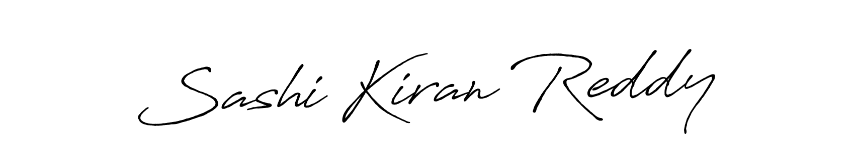 Make a beautiful signature design for name Sashi Kiran Reddy. With this signature (Antro_Vectra_Bolder) style, you can create a handwritten signature for free. Sashi Kiran Reddy signature style 7 images and pictures png