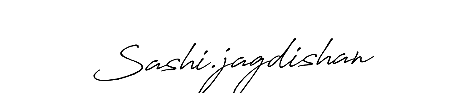 Design your own signature with our free online signature maker. With this signature software, you can create a handwritten (Antro_Vectra_Bolder) signature for name Sashi.jagdishan. Sashi.jagdishan signature style 7 images and pictures png