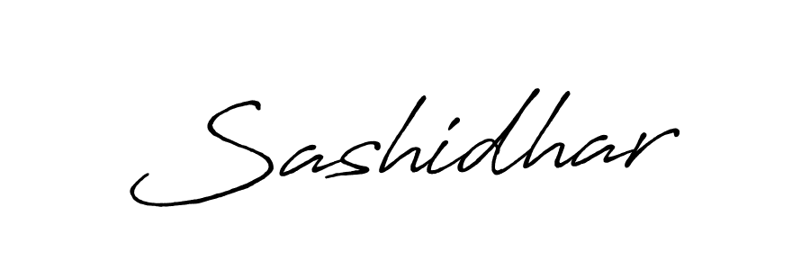 Make a beautiful signature design for name Sashidhar. With this signature (Antro_Vectra_Bolder) style, you can create a handwritten signature for free. Sashidhar signature style 7 images and pictures png