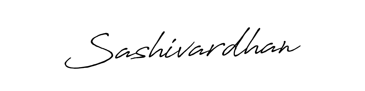 Design your own signature with our free online signature maker. With this signature software, you can create a handwritten (Antro_Vectra_Bolder) signature for name Sashivardhan. Sashivardhan signature style 7 images and pictures png