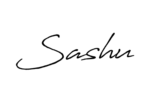 Create a beautiful signature design for name Sashu. With this signature (Antro_Vectra_Bolder) fonts, you can make a handwritten signature for free. Sashu signature style 7 images and pictures png