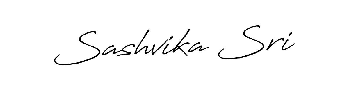 Create a beautiful signature design for name Sashvika Sri. With this signature (Antro_Vectra_Bolder) fonts, you can make a handwritten signature for free. Sashvika Sri signature style 7 images and pictures png
