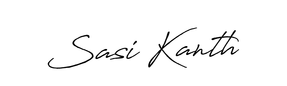 It looks lik you need a new signature style for name Sasi Kanth. Design unique handwritten (Antro_Vectra_Bolder) signature with our free signature maker in just a few clicks. Sasi Kanth signature style 7 images and pictures png