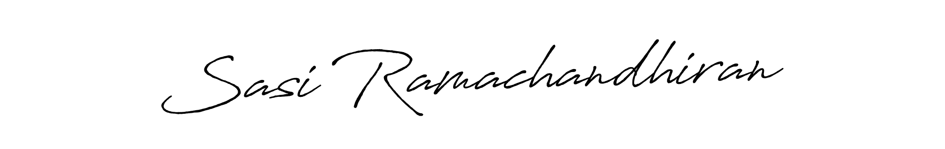 Design your own signature with our free online signature maker. With this signature software, you can create a handwritten (Antro_Vectra_Bolder) signature for name Sasi Ramachandhiran. Sasi Ramachandhiran signature style 7 images and pictures png