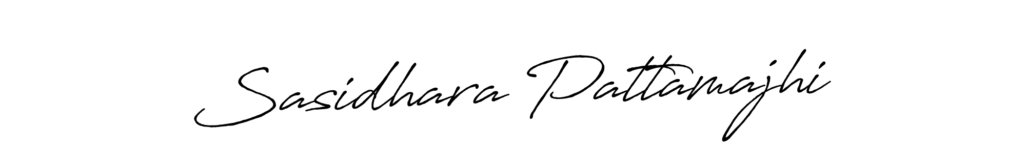 Create a beautiful signature design for name Sasidhara Pattamajhi. With this signature (Antro_Vectra_Bolder) fonts, you can make a handwritten signature for free. Sasidhara Pattamajhi signature style 7 images and pictures png