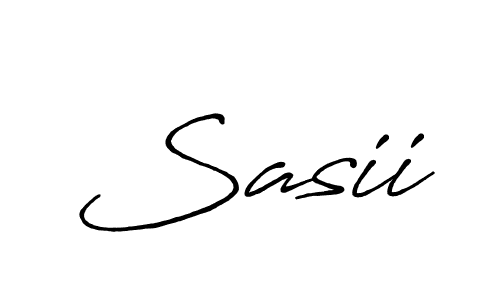 How to make Sasii signature? Antro_Vectra_Bolder is a professional autograph style. Create handwritten signature for Sasii name. Sasii signature style 7 images and pictures png