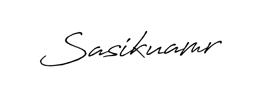 How to make Sasikuamr name signature. Use Antro_Vectra_Bolder style for creating short signs online. This is the latest handwritten sign. Sasikuamr signature style 7 images and pictures png
