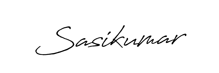 Use a signature maker to create a handwritten signature online. With this signature software, you can design (Antro_Vectra_Bolder) your own signature for name Sasikumar. Sasikumar signature style 7 images and pictures png