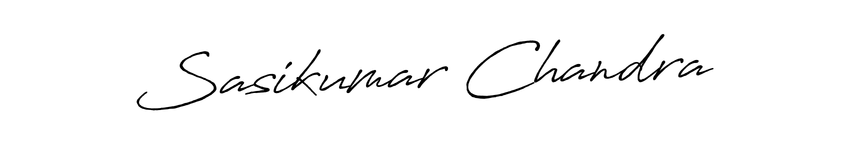 Make a beautiful signature design for name Sasikumar Chandra. With this signature (Antro_Vectra_Bolder) style, you can create a handwritten signature for free. Sasikumar Chandra signature style 7 images and pictures png