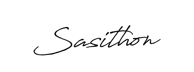 How to make Sasithon signature? Antro_Vectra_Bolder is a professional autograph style. Create handwritten signature for Sasithon name. Sasithon signature style 7 images and pictures png