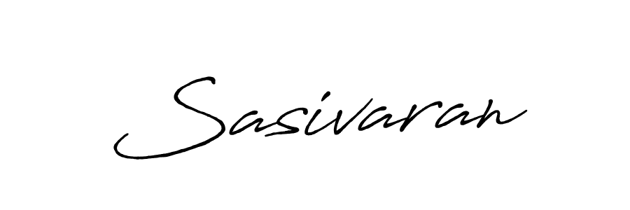 Make a beautiful signature design for name Sasivaran. With this signature (Antro_Vectra_Bolder) style, you can create a handwritten signature for free. Sasivaran signature style 7 images and pictures png