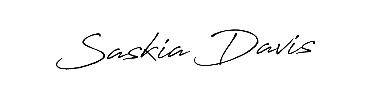 Also You can easily find your signature by using the search form. We will create Saskia Davis name handwritten signature images for you free of cost using Antro_Vectra_Bolder sign style. Saskia Davis signature style 7 images and pictures png