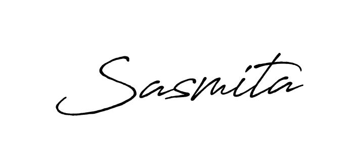 Sasmita stylish signature style. Best Handwritten Sign (Antro_Vectra_Bolder) for my name. Handwritten Signature Collection Ideas for my name Sasmita. Sasmita signature style 7 images and pictures png