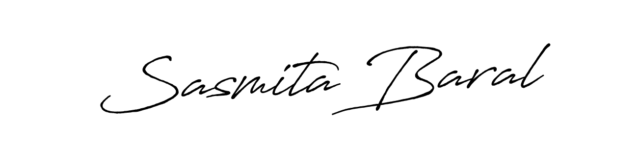 This is the best signature style for the Sasmita Baral name. Also you like these signature font (Antro_Vectra_Bolder). Mix name signature. Sasmita Baral signature style 7 images and pictures png