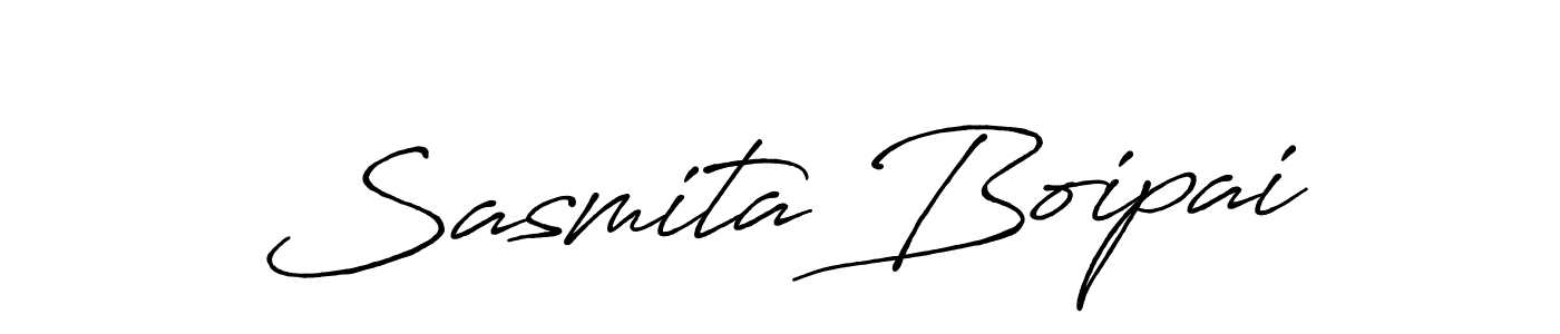 How to make Sasmita Boipai signature? Antro_Vectra_Bolder is a professional autograph style. Create handwritten signature for Sasmita Boipai name. Sasmita Boipai signature style 7 images and pictures png