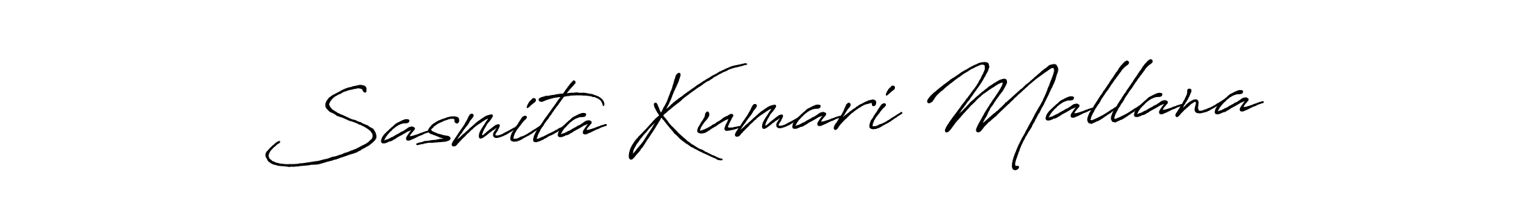 Design your own signature with our free online signature maker. With this signature software, you can create a handwritten (Antro_Vectra_Bolder) signature for name Sasmita Kumari Mallana. Sasmita Kumari Mallana signature style 7 images and pictures png