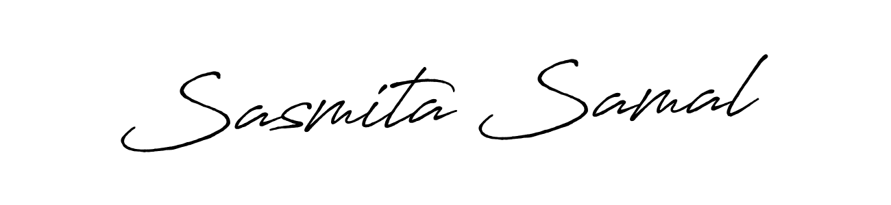 Sasmita Samal stylish signature style. Best Handwritten Sign (Antro_Vectra_Bolder) for my name. Handwritten Signature Collection Ideas for my name Sasmita Samal. Sasmita Samal signature style 7 images and pictures png