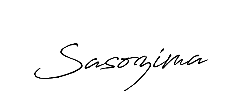 Design your own signature with our free online signature maker. With this signature software, you can create a handwritten (Antro_Vectra_Bolder) signature for name Sasozima. Sasozima signature style 7 images and pictures png