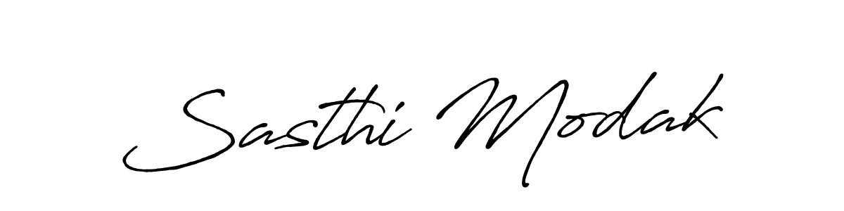 Antro_Vectra_Bolder is a professional signature style that is perfect for those who want to add a touch of class to their signature. It is also a great choice for those who want to make their signature more unique. Get Sasthi Modak name to fancy signature for free. Sasthi Modak signature style 7 images and pictures png