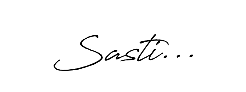 Antro_Vectra_Bolder is a professional signature style that is perfect for those who want to add a touch of class to their signature. It is also a great choice for those who want to make their signature more unique. Get Sasti... name to fancy signature for free. Sasti... signature style 7 images and pictures png