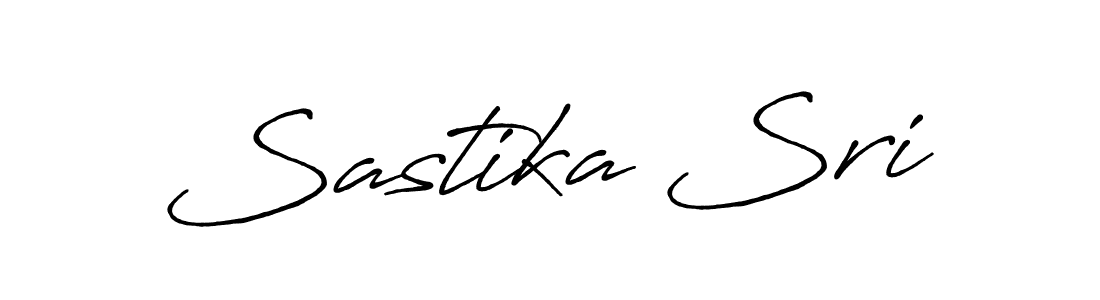 Sastika Sri stylish signature style. Best Handwritten Sign (Antro_Vectra_Bolder) for my name. Handwritten Signature Collection Ideas for my name Sastika Sri. Sastika Sri signature style 7 images and pictures png