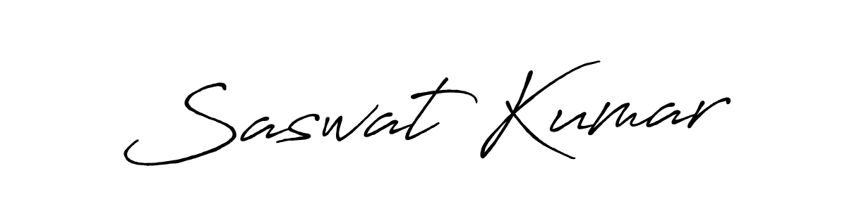 Use a signature maker to create a handwritten signature online. With this signature software, you can design (Antro_Vectra_Bolder) your own signature for name Saswat Kumar. Saswat Kumar signature style 7 images and pictures png