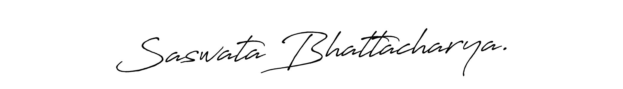 Make a beautiful signature design for name Saswata Bhattacharya.. With this signature (Antro_Vectra_Bolder) style, you can create a handwritten signature for free. Saswata Bhattacharya. signature style 7 images and pictures png