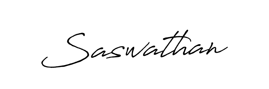 Design your own signature with our free online signature maker. With this signature software, you can create a handwritten (Antro_Vectra_Bolder) signature for name Saswathan. Saswathan signature style 7 images and pictures png