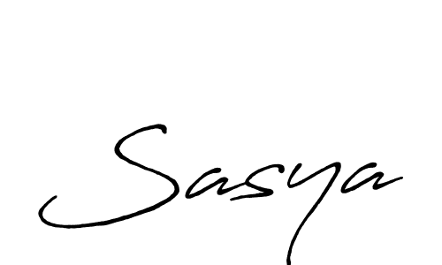 How to make Sasya name signature. Use Antro_Vectra_Bolder style for creating short signs online. This is the latest handwritten sign. Sasya signature style 7 images and pictures png