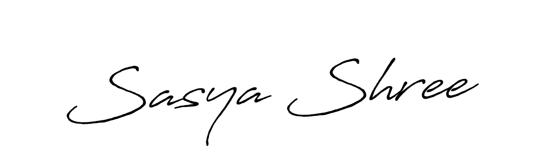 Also You can easily find your signature by using the search form. We will create Sasya Shree name handwritten signature images for you free of cost using Antro_Vectra_Bolder sign style. Sasya Shree signature style 7 images and pictures png