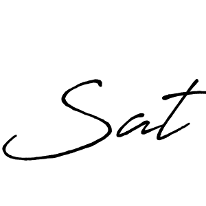 Use a signature maker to create a handwritten signature online. With this signature software, you can design (Antro_Vectra_Bolder) your own signature for name Sat. Sat signature style 7 images and pictures png