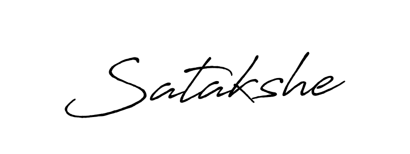 Design your own signature with our free online signature maker. With this signature software, you can create a handwritten (Antro_Vectra_Bolder) signature for name Satakshe. Satakshe signature style 7 images and pictures png