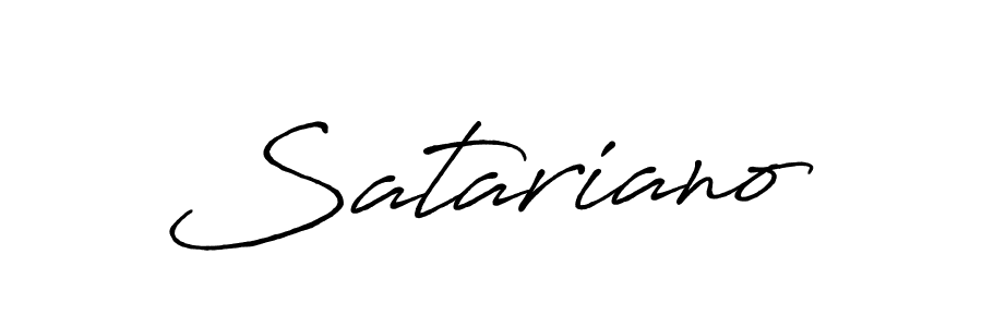 if you are searching for the best signature style for your name Satariano. so please give up your signature search. here we have designed multiple signature styles  using Antro_Vectra_Bolder. Satariano signature style 7 images and pictures png