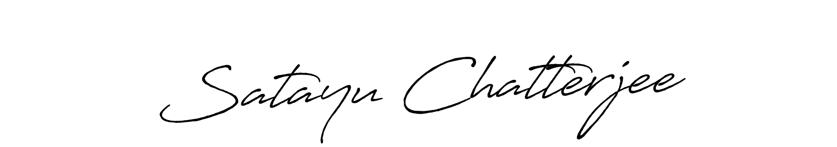 if you are searching for the best signature style for your name Satayu Chatterjee. so please give up your signature search. here we have designed multiple signature styles  using Antro_Vectra_Bolder. Satayu Chatterjee signature style 7 images and pictures png