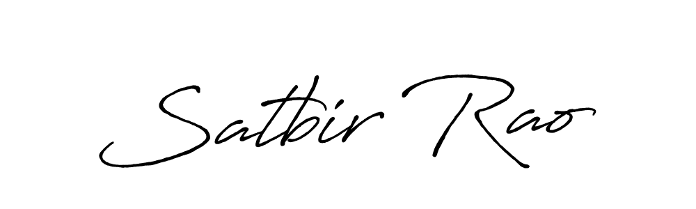 Also You can easily find your signature by using the search form. We will create Satbir Rao name handwritten signature images for you free of cost using Antro_Vectra_Bolder sign style. Satbir Rao signature style 7 images and pictures png