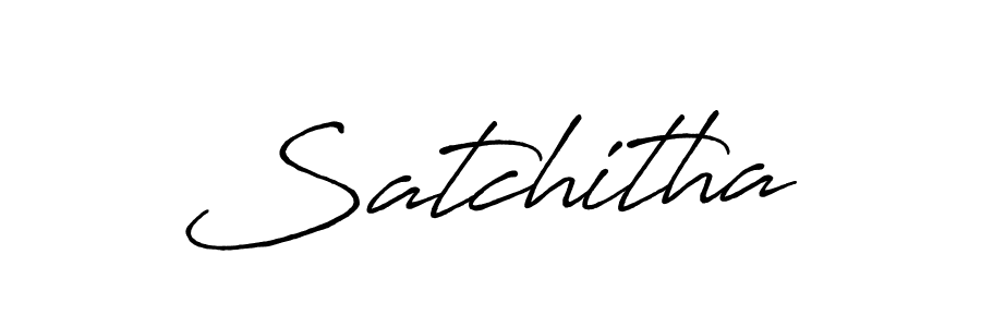 Make a beautiful signature design for name Satchitha. With this signature (Antro_Vectra_Bolder) style, you can create a handwritten signature for free. Satchitha signature style 7 images and pictures png