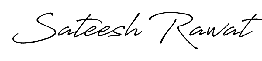You can use this online signature creator to create a handwritten signature for the name Sateesh Rawat. This is the best online autograph maker. Sateesh Rawat signature style 7 images and pictures png
