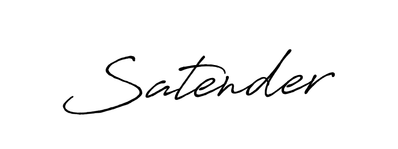 if you are searching for the best signature style for your name Satender. so please give up your signature search. here we have designed multiple signature styles  using Antro_Vectra_Bolder. Satender signature style 7 images and pictures png