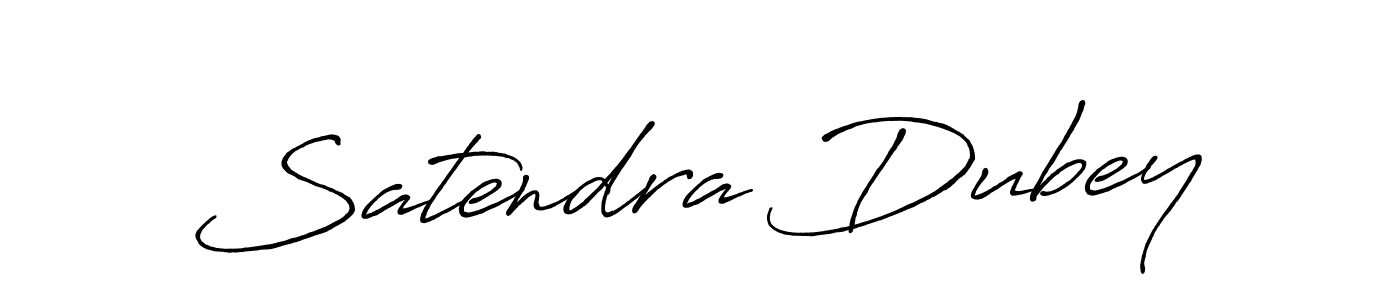 Make a beautiful signature design for name Satendra Dubey. With this signature (Antro_Vectra_Bolder) style, you can create a handwritten signature for free. Satendra Dubey signature style 7 images and pictures png