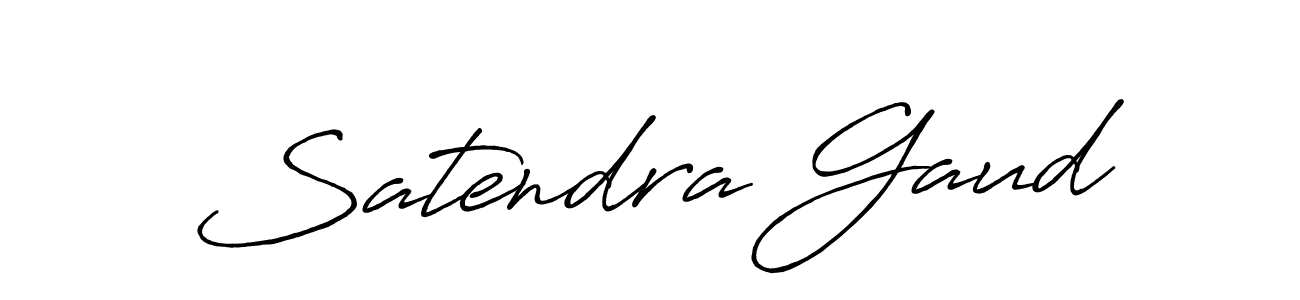 Make a short Satendra Gaud signature style. Manage your documents anywhere anytime using Antro_Vectra_Bolder. Create and add eSignatures, submit forms, share and send files easily. Satendra Gaud signature style 7 images and pictures png