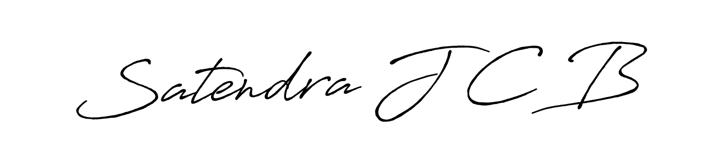 You should practise on your own different ways (Antro_Vectra_Bolder) to write your name (Satendra J C B) in signature. don't let someone else do it for you. Satendra J C B signature style 7 images and pictures png