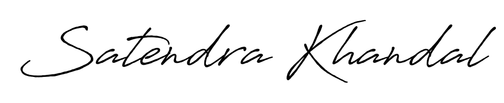 Use a signature maker to create a handwritten signature online. With this signature software, you can design (Antro_Vectra_Bolder) your own signature for name Satendra Khandal. Satendra Khandal signature style 7 images and pictures png
