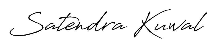 Practice writing Satendra Kuwal with the flow of Antro_Vectra_Bolder lettering. A fantastic source of inspiration for developing your personal signature style. Satendra Kuwal signature style 7 images and pictures png