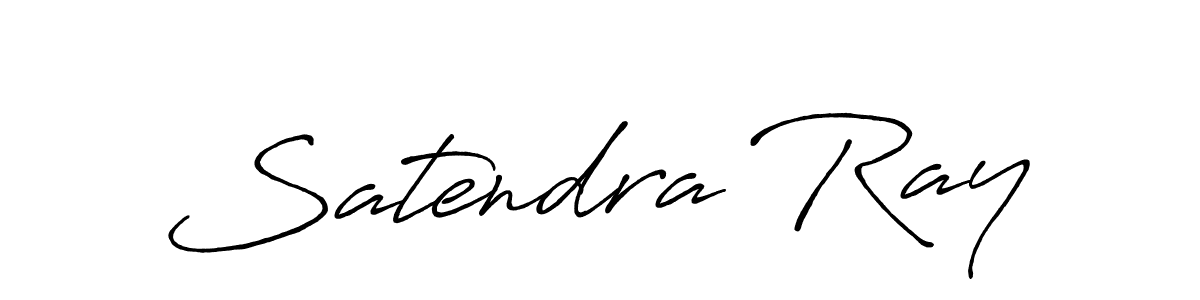 Create a beautiful signature design for name Satendra Ray. With this signature (Antro_Vectra_Bolder) fonts, you can make a handwritten signature for free. Satendra Ray signature style 7 images and pictures png