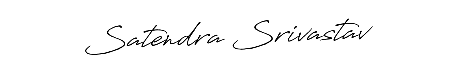 Satendra Srivastav stylish signature style. Best Handwritten Sign (Antro_Vectra_Bolder) for my name. Handwritten Signature Collection Ideas for my name Satendra Srivastav. Satendra Srivastav signature style 7 images and pictures png