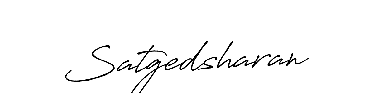 How to make Satgedsharan signature? Antro_Vectra_Bolder is a professional autograph style. Create handwritten signature for Satgedsharan name. Satgedsharan signature style 7 images and pictures png